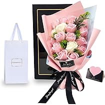 Amazon｜woowei ソープフラワー 花束 母の日 花 敬老の日フラワー